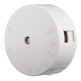 U-Trade Junction Box – 5 Amp, 20 Amp or 30 Amp with 4 Terminals | Electrical Cable Connection Box for Safe and Secure Wiring – Round White. (30 Amp)