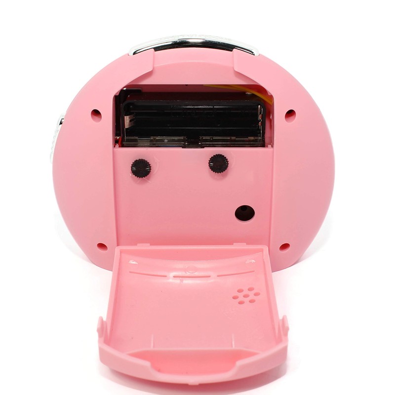 Atlanta Kinderwecker ohne Ticken für Mädchen Analog Rosa - 1967-17