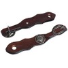 HILASON Dark Brown 8" Slobber Straps for Rein-Water Loop Ties