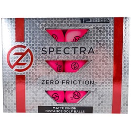 Zero Friction Spectra Golf Balls (One Dozen), Neon Fuchsia (GB60001)