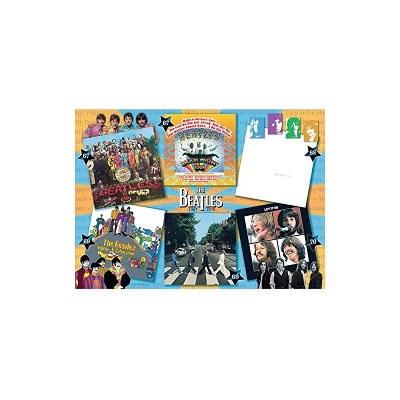 Ravensburger The Beatles: Albums 1967-1970 Puzzle Set (1000 Piece)