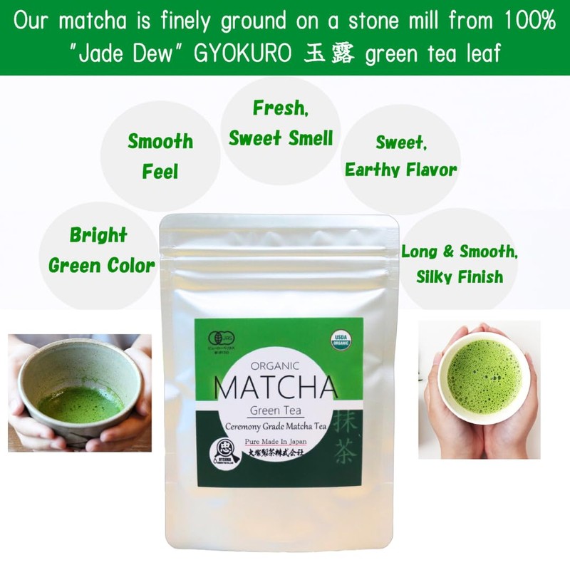 Organic Ceromonial Grade Matcha Powder - First harvest matcha -