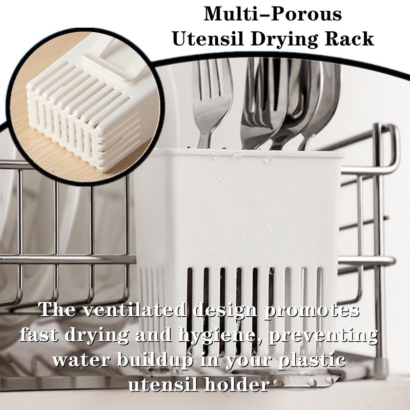 VrotQyn 3 Pcs Utensil Drying Rack Universal Cup Silverware Utensil