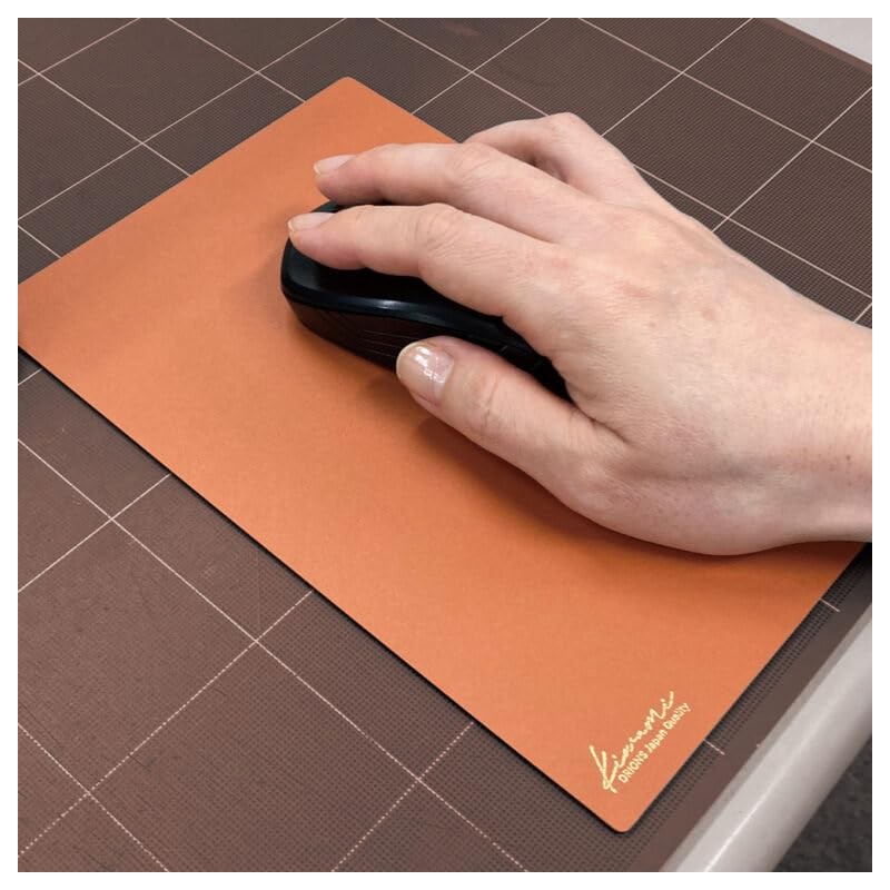 共栄プラスチック 下敷 ライティングマット B6 ブラウン＆キャメル WMS-B6-RBC