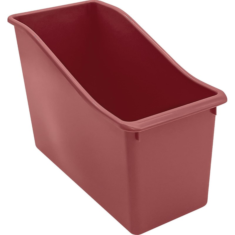 Teacher Created Resources Deep Rose Plastic Book Bin 6-Pack (TCR2088750)