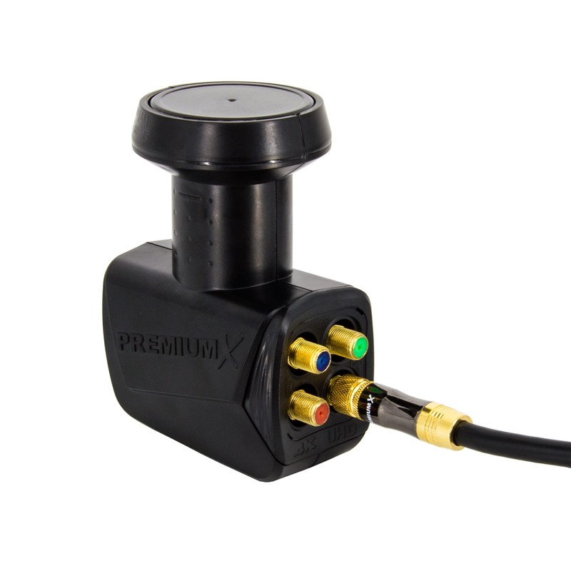 PremiumX Quattro LNB SAT Multi-Subscriber for Multiswitch Operation Satellite TV