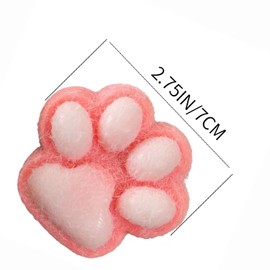 Taba Squishy, Pack of 2 Cat Paws Squishy, Squishy Paw, Squishy Cat, Kawai Squeeze Toy Paw, Fufu Squishy for Stress Relief, Stress Relief Gift for Adults and Children (2 Pieces)