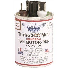 Global Turbo 200 Mini Capacitor 2.5-12.5 MFD 370/440 VAC