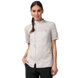 Chef Works Women's Varkala Chef Coat, Natural, Medium