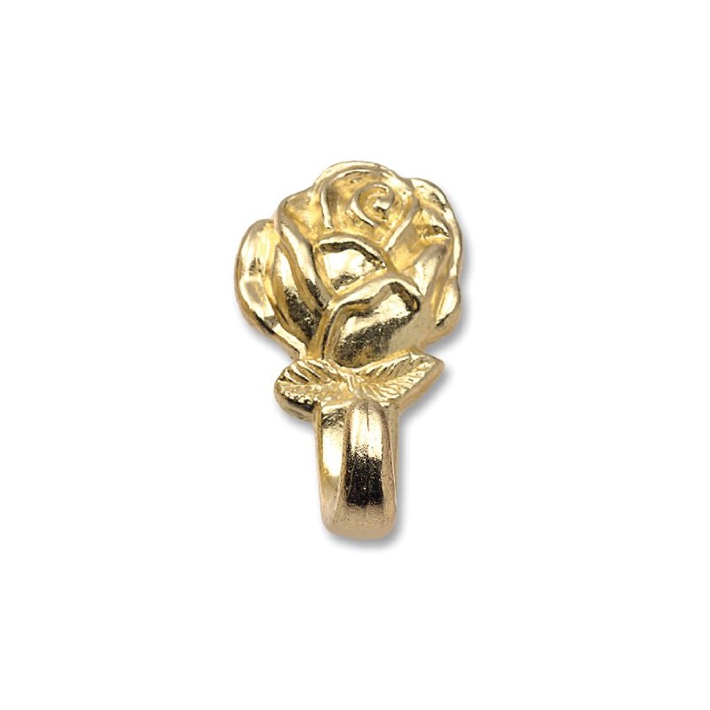 OOK 53510 Rose Push Pins, Tool-Free Lightweight Hangers, Brass, (2