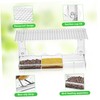 Mipcase Clear Window Bird Feeder with Suction Grip Sturdy and