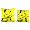 S&P Creative Labs The Smooth Drum Cat Throw Pillow, 18x18,