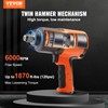 VEVOR Air Impact Wrench, 3/4-Inch Drive Air Impact Gun, Up