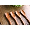 Redchocol8® Set of 4 Handmade Small Wooden Tea Spoons Reddish