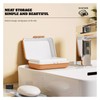 Bailinks 1 PCS Soap Dish, Portable Soap Box with Lid,
