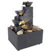 Zeafree Home Office Desktop Small Fountain Lucky Flowing Water Ornaments