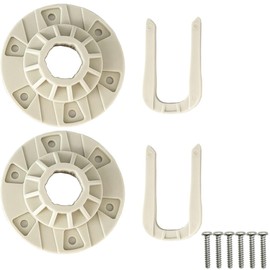 Ninayu Upgrade W10528947 W10396887 Washer Basket Driven Hub Kit Compatible with Whirlpool Kenmore Maytag Washer Basket Drive Hub Kit Replaces W10396887 W10528947VP Washer Parts (2 pcs + 6 screw)