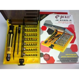 Jackly New Magnetic 45 in 1 Screw driver Tweezer Repair tool JK6089-A for Home Devices