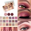 Eco R. Paleta Sombras Nude New 18 Tonos Rosa Glitter