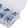 100Pcs Variable Resistor Trimmer Potentiometer Pot Electronic Component RM065 Blue