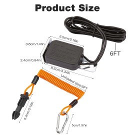 Unbranded 6 Feet Trailer Breakaway Switch Trailer Break Control kit Electric Brake Switch