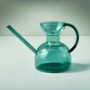 Modern Sprout Handcrafted Borosilicate Glass Watering Can, Long Spout for