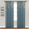 Lush Decor Flower Drops Window Curtain Single Panel, 95" L