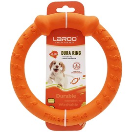 LaRoo Dog Flying Ring Toys, Floating Flying Dog Disc Toys, Summer Pet Training Outdoor Durable Chew Toys for Medium and Large Dogs