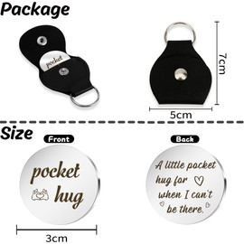 Pocket Hug Sympathy Gift for Dad Mum Son Daughter Best Friends Birthday Gifts Long Distance Relationship Gifts Positive Gift Ideas for Birthday Fathers Day Mothers Day Christmas Valentines Day Easter