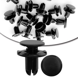 Rydowenna 20pcs Fender Liner Push-Type Retainer Clip Fastener Compatible with Hyundai Kia Equus Genesis Santa Fista 86595-2T500, 1420608250B, black (Rydowenna-865952T500)