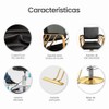 Raganet Silla Hidráulica Profesional Barbería Salón Belleza Base Metálica Redonda