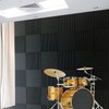 48 Pack Black 12 "X 12 "X1" Acoustic Panels Studio