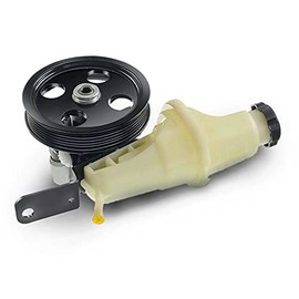 A-Premium Power Steering Pump with Pulley & Reservoir Compatible with Dodge Dakota 2000-2004 Durango 2000-2003 4.7L