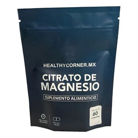 Citrato De Magnesio 60 Cápsulas  400mg Por Cápsula.