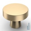 KNOKLOCK 10 Pack Kitchen Cabinet Knob Brushed Gold Round Dresser