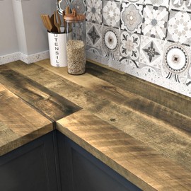 WESTICK Wood Peel and Stick Wallpaper Rustic Contact Paper Decorative Floor Cabinet Wall Paper Sticker Pull and Stick Wood Contact Paper for Countertops Waterproof Vinyl Roll 36" x 393"