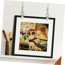 LALAFINA Picture Hanging Wire Kit with Double Hooks and Screws Durable Cable for Mirrors Frames Planters Home Decor Easy Installation and Strong Support