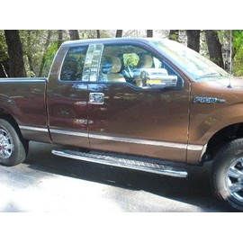 Made in USA! Compatible with 2009-2014 Ford F150 Regular Cab 8" Long Bed Without Fender Flare Body Side Molding Trim 1.5" Wide 10PC