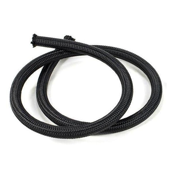 Squirrelly -8AN Lightweight Black Braided Racing Hose 1 Foot (7665)