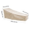 Haofy Patio Furniture Covers, Waterproof Garden Patio Chaise Lounge Cover,