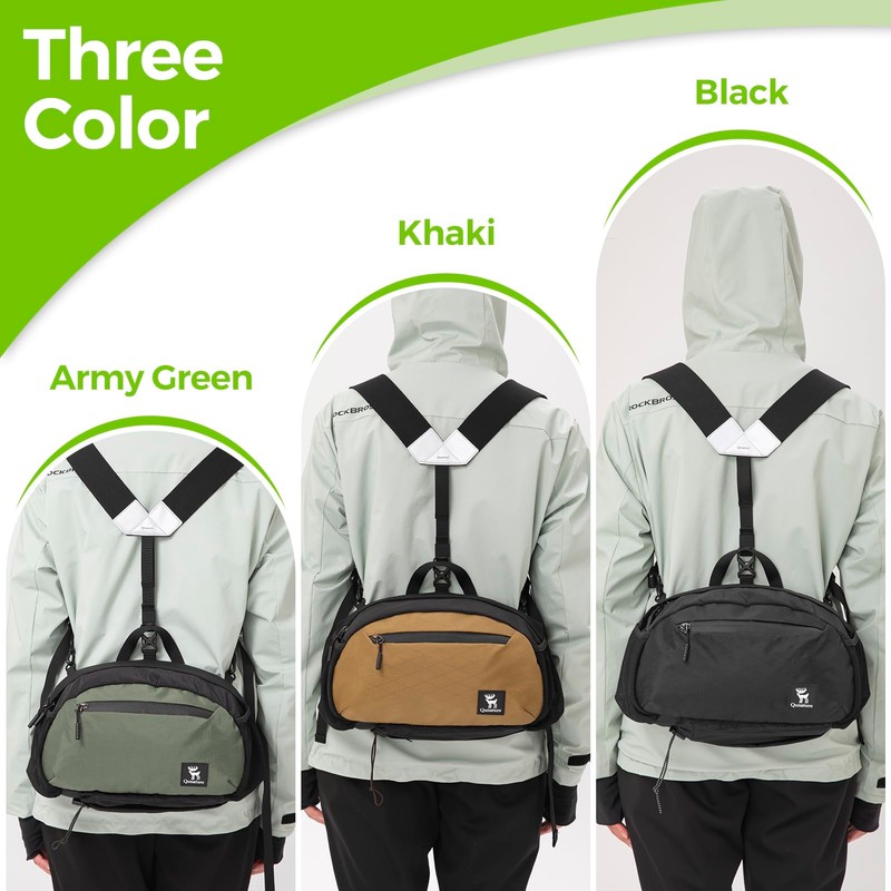 QUNATURE Hiking Backpack for Men Women Outdoor Daypacks Storage Lightweight