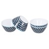 4PCS 6in Salad Bowl Dinner Serving Bowl Sets Kitchen Imitation