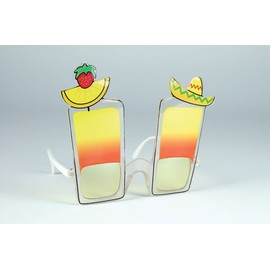 Bristol Novelty BA023 Long Island Cocktail Glasses, Multicoloured, Adult, One Size
