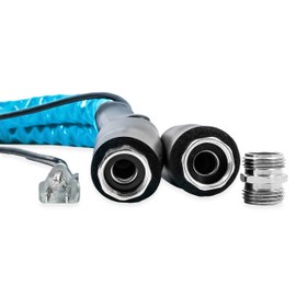 Camco 25ft TastePURE Heated Drinking Water Hose - Lead and BPA Free, Reinforced for Maximum Kink Resistance, 1/2" Inner Diameter (22922)