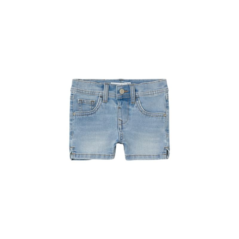 NAME IT Girls Denim Shorts, Light blue (light blue denim),