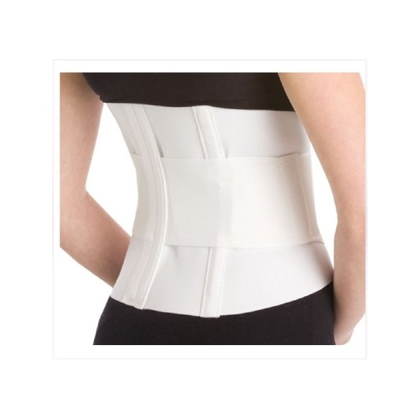 DJO 79-89008 Procare Double-Pull Sacro-Lumbar Support, White, X-Large, 43" - 46" Size, 10" Length