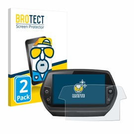 BROTECT Entspiegelungs-Schutzfolie für Bosch Nyon 2014 (2 Stück) Matte Displayschutz-Folie, Anti-Reflex, Anti-Fingerprint