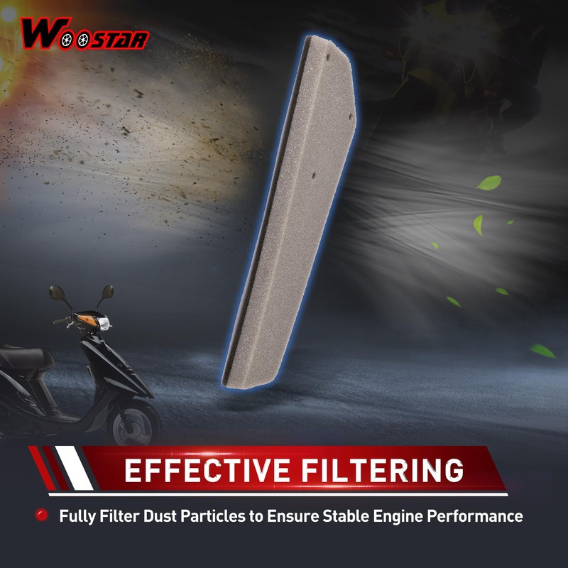 WOOSTAR Motorcycle Air Filter Element Replacement for 2 Stroke 50cc