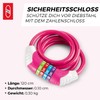 Puky Zahlenschloss, pink,120cm, Ø10