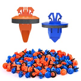 Nilight 100Pcs Rocker Moulding Clip &Wheel Flare Moulding Clip with Sealer Replace Toyota 75495-35010 75397-35010, 2 Years Warranty